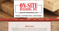 Desktop Screenshot of on-sitebuilders.com